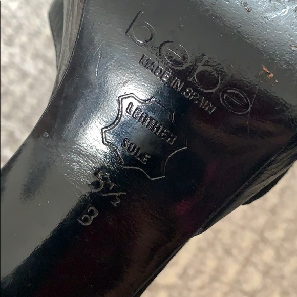 Classic 2000’s Millennium Black Ankle Strap Leather and Suede Heels - Picture 8 of 8